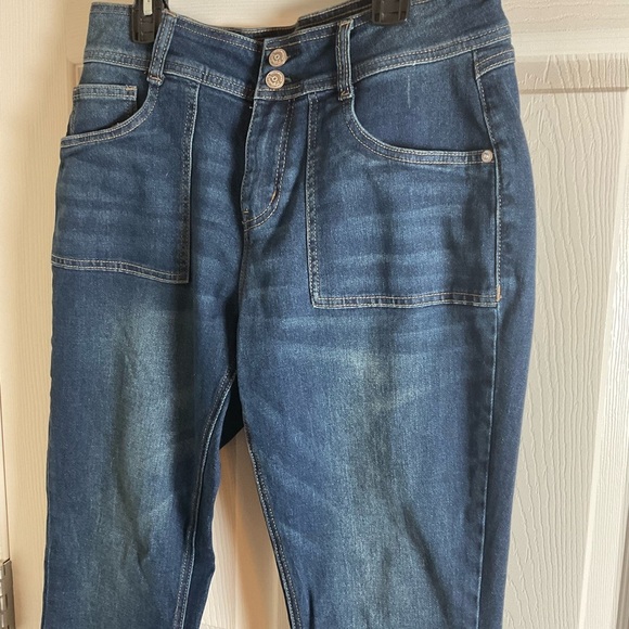 Copper flash petite mid-rise boot cut jeans Size 8P - Picture 2 of 9